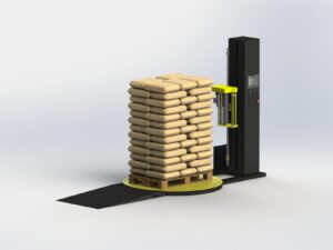 Owijarka strecz ręczna z paletą Brikol