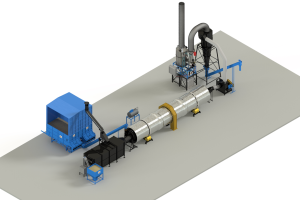 Suszarnia SB1500 CNC zbiornik buforowy elewator filtrowymiennik Brikol